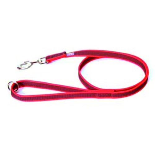 Julius K9 IDC Guinzaglio Cane super grip Rosso 20mm x 1,2mt con maniglia
