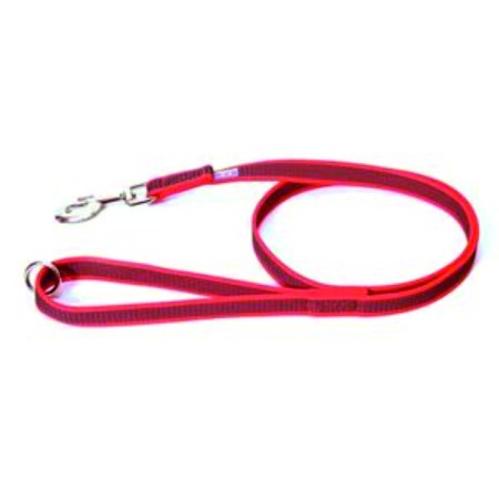 Julius K9 IDC Guinzaglio Cane super grip Rosso 20mm x 1,2mt con maniglia