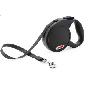 Guinzaglio Flexi nero tg M