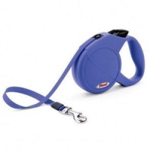 Guinzaglio per cane Flexi blu tg M