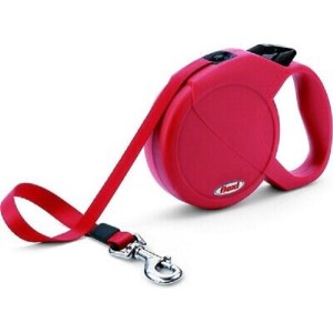 Guinzaglio per cane Flexi rosso  tg L 5 metri
