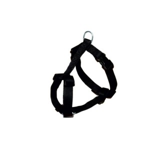 Farcompany pettorina per cane regolabile nylon nera Tg.S Pettorina ad H regolabile