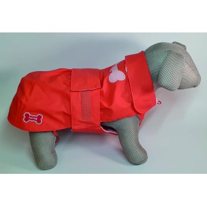 Impermeabile cane Ferribiella fuss dog rosso
