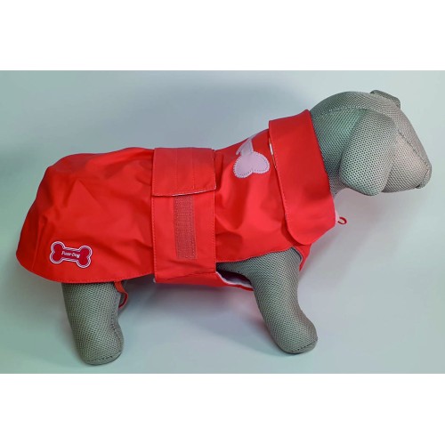 Impermeabile cane Ferribiella fuss dog rosso