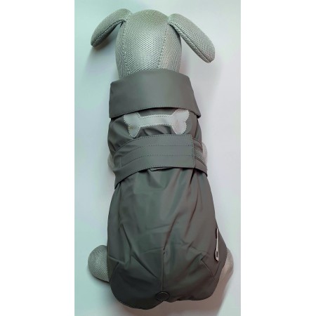 Impermeabile imbottito cane Ferribiella fuss dog grigio