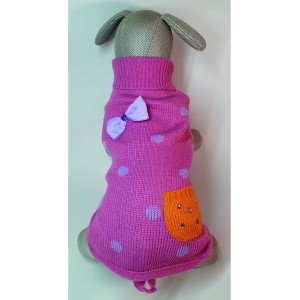 Maglioncini per cani Ferribiella fuss dog rosa 2