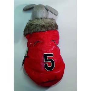 Cappottino invernale per cani Farmcompany rosso 2