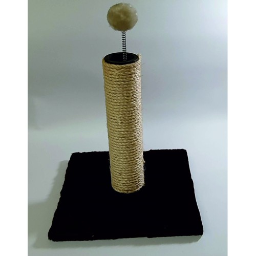 Tiragraffi per gatti con gioco pallina e colonna in sisal per unghie Ferribiella