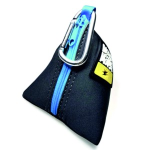 Porta sacchetti igienici cane dispenser con rotolo Max & Molly blu in neoprene