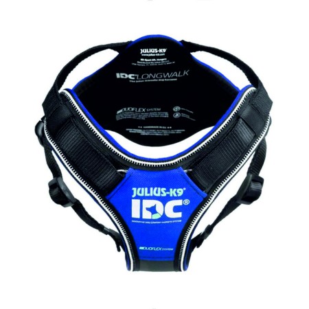 Pettorina Cane JULIUS-K9 IDC LongWalk blu