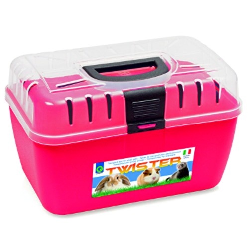 Trasportino  Twister per roditori cavie criceti furetti 29x19x18cm