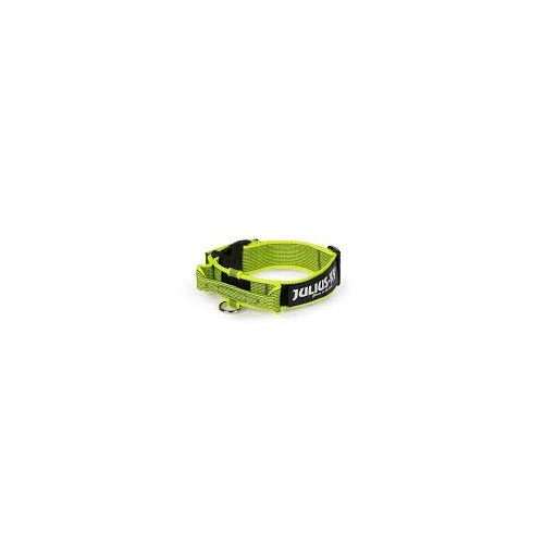 Julius K9 Collare nylon Giallo con maniglia