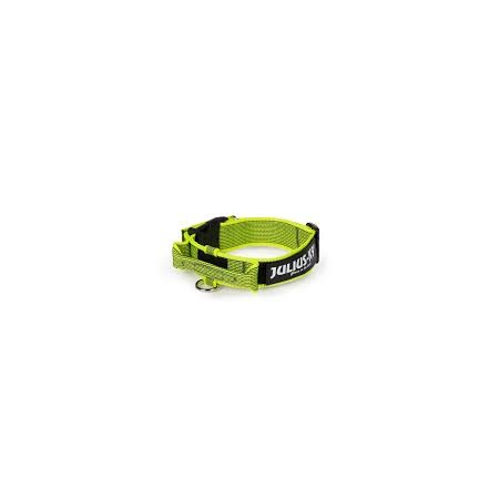 Julius K9 Collare nylon Giallo con maniglia