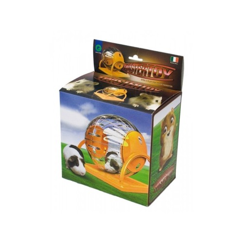 Gioco palla per criceti topolini e piccoli roditori. GEORPLAST - TWISTERTOY Ø 18.5 - GIOCO PER CRICETI
