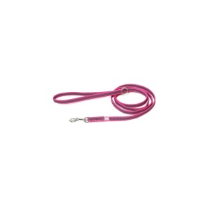 Julius K9 IDC Guinzaglio Cane Nylon Gomma Rosa 20mm x 2mt con maniglia