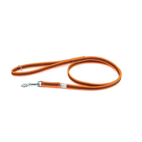 Julius K9 Guinzaglio cane super grip  Arancio 20 mm x 1,2 m con maniglia e anello