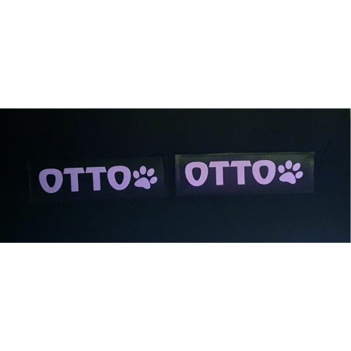 Etichette Riflettenti Personalizzabili per Pettorina imbragatura cane Julius K9