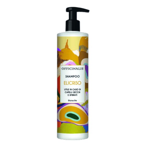 Officinalis Shampoo Elicriso Bio per nutrire e idratare i capelli secchi 200ml.