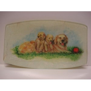 Piattino In Vetro Ovale...