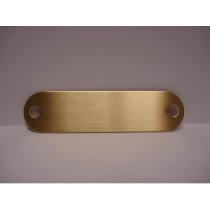 Piastra Ottone ovale sella
