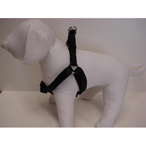 Pettorina sgancio per cane comfort in nylon Nera Tg.S   pettorine per cani