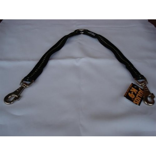 Julius K9 IDC Guinzaglio Per Due Cani 25mm x 75cm rinfrangente