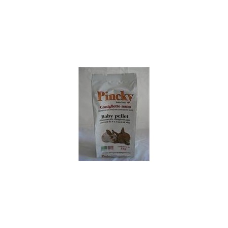 Pincky Dalla Grana - Baby Pellet Alimento per coniglietti da 0 a 3 mesi di vita Kg.1
