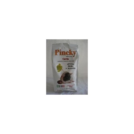 Pincky Dalla Grana Alimento completo per Cavia con Uva, mele, radicchio, acerola Kg1