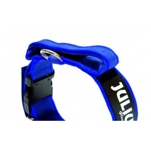 Julius-K9 Collare cane blu con manico richiudibile e chiusura di sicurezza 2