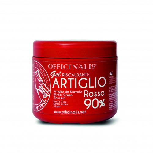 Gel riscaldante Artiglio Rosso 90% officinalis dalla grana 500 ml.per cavalli