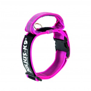 Julius K9 Collare nylon Rosa con maniglia